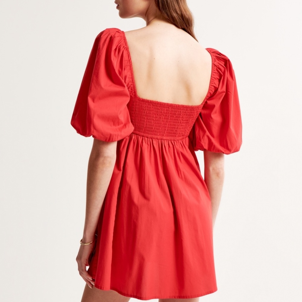 Abercrombie & Fitch Emerson Poplin Puss Sleeve Mini - Picture 3 of 6